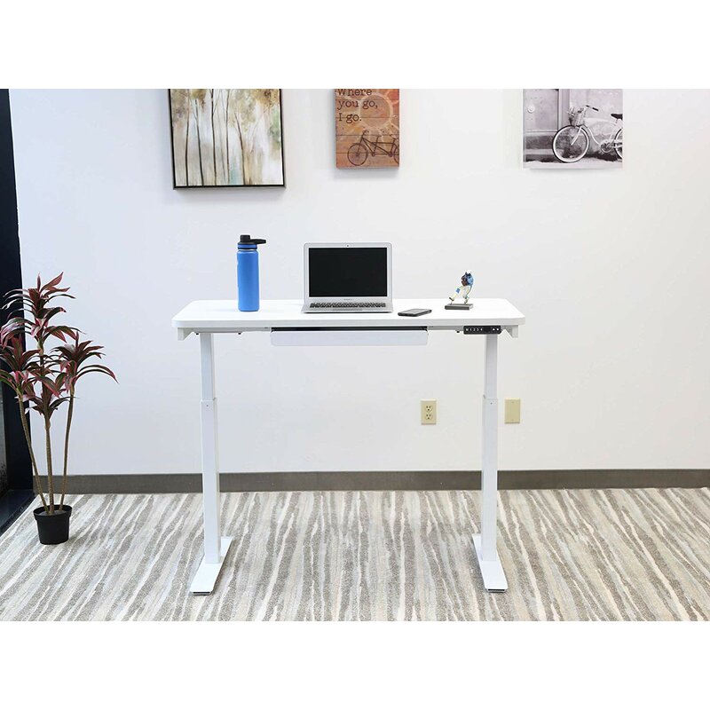 Sabine electric adjustable standing outlet desk